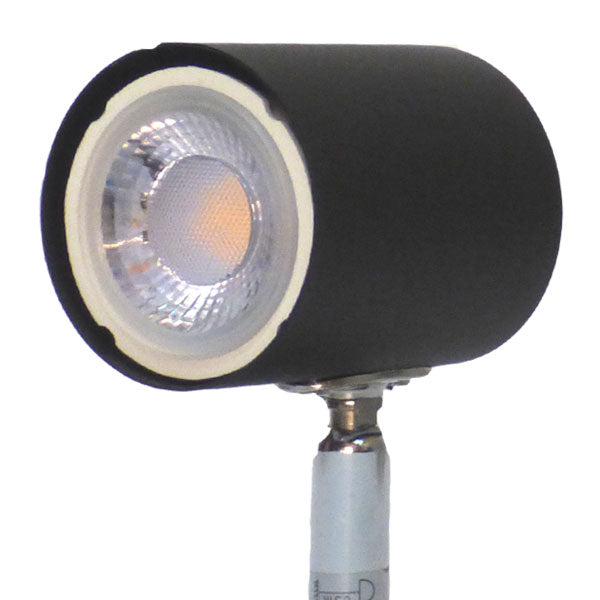 Foco direccionable color negro de 1 luz 1XGU10